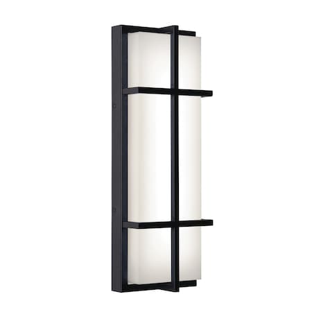 Afx August 20-in. LED Outdoor Sconce - Black AUGW0720LAJMVBK